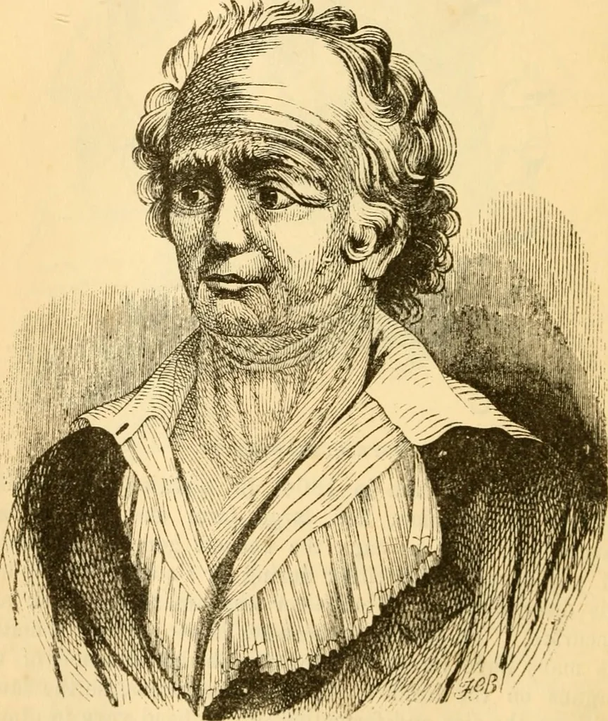 An illustration from My battle for life. The autobiography of a phrenologist, 1857, leaf 349