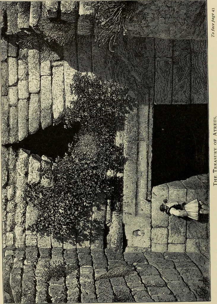 An illustration from Mycenae : a narrative of researches and discoveries at Mycenae and Tiryns, 1878, leaf 124