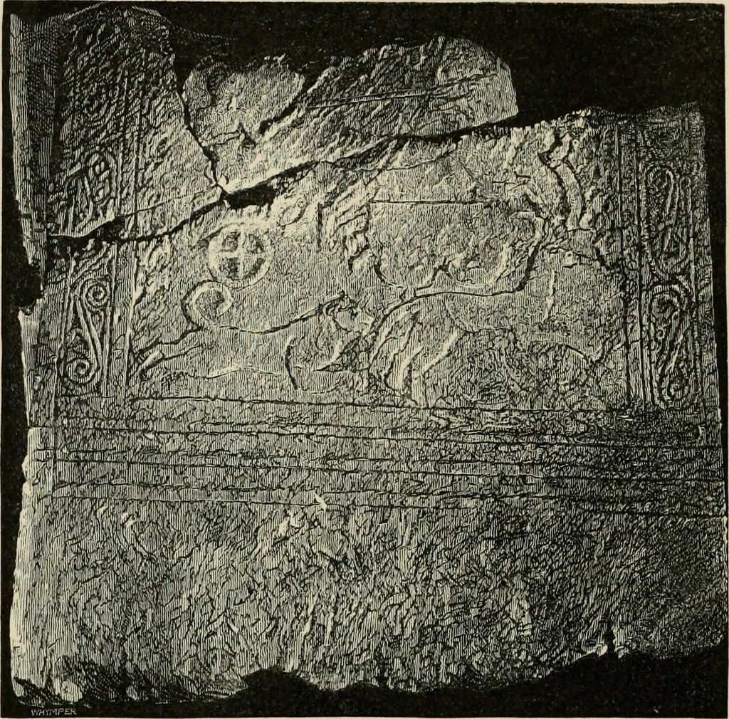 An illustration from Mycenae : a narrative of researches and discoveries at Mycenae and Tiryns, 1878, leaf 134