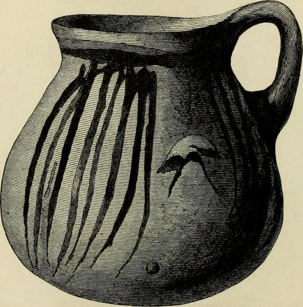 An illustration from Mycenae : a narrative of researches and discoveries at Mycenae and Tiryns, 1878, leaf 148