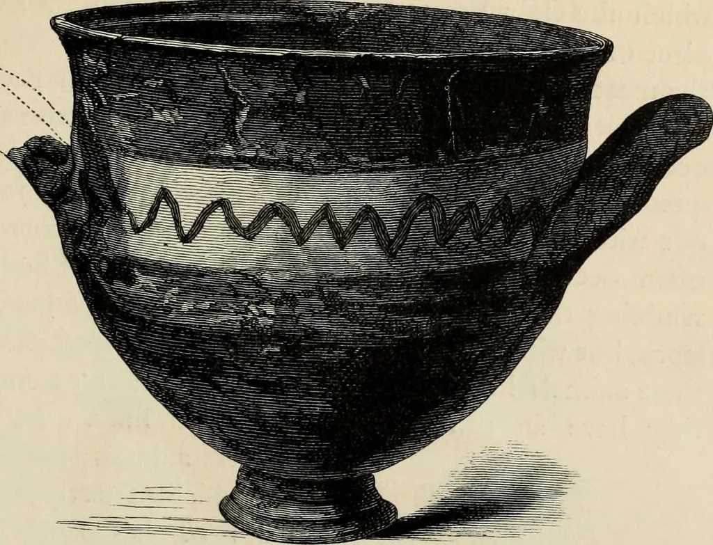 An illustration from Mycenae : a narrative of researches and discoveries at Mycenae and Tiryns, 1878, leaf 149