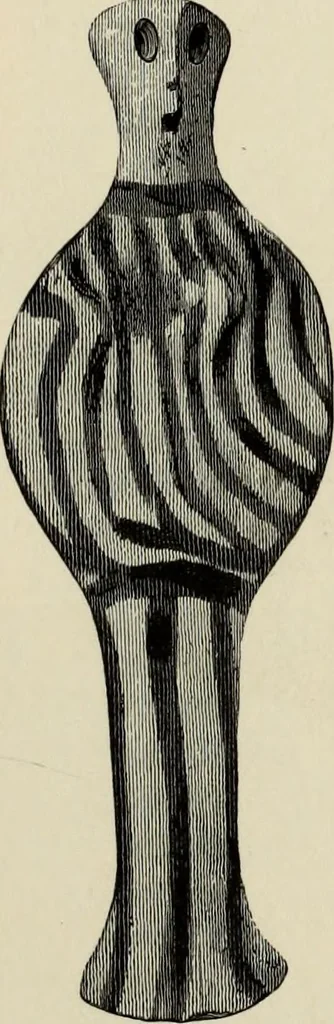 An illustration from Mycenae : a narrative of researches and discoveries at Mycenae and Tiryns, 1878, leaf 155