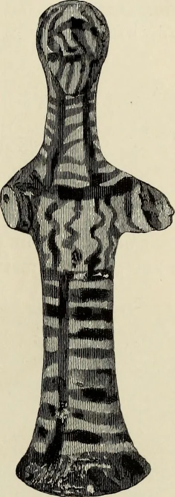 An illustration from Mycenae : a narrative of researches and discoveries at Mycenae and Tiryns, 1878, leaf 155