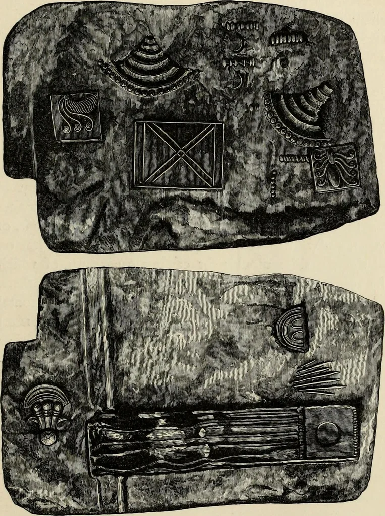 An illustration from Mycenae : a narrative of researches and discoveries at Mycenae and Tiryns, 1878, leaf 189