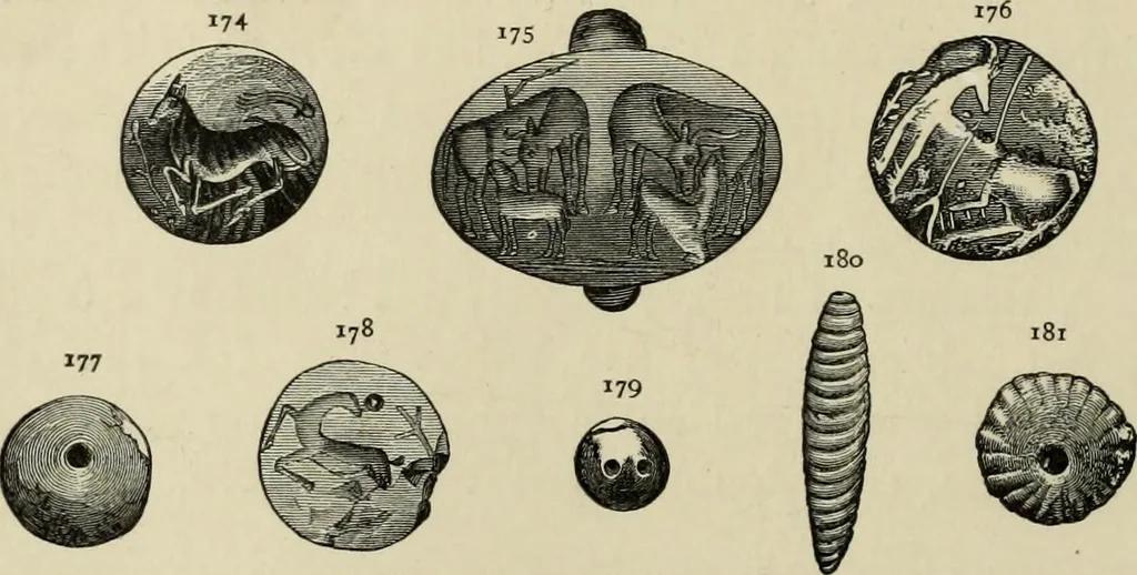 An illustration from Mycenae : a narrative of researches and discoveries at Mycenae and Tiryns, 1878, leaf 194