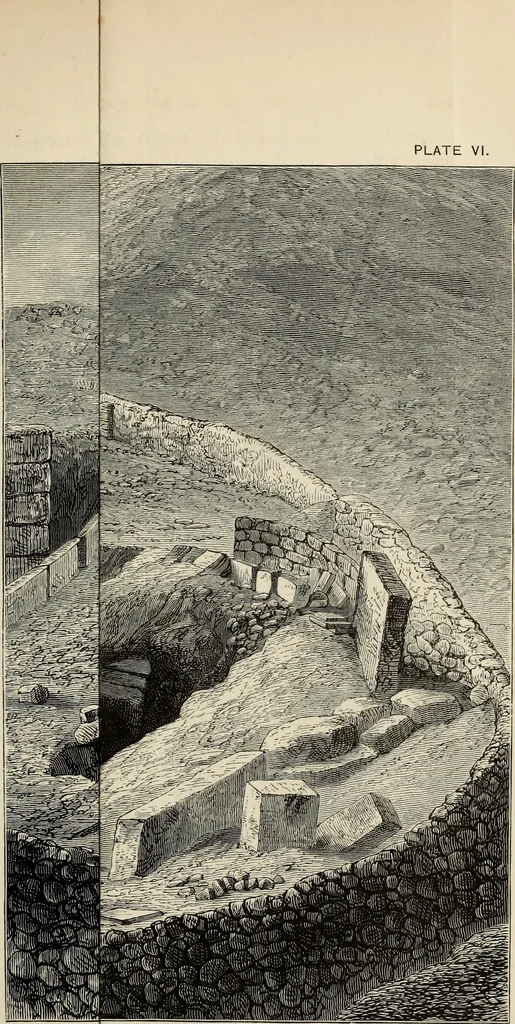 An illustration from Mycenae : a narrative of researches and discoveries at Mycenae and Tiryns, 1878, leaf 207