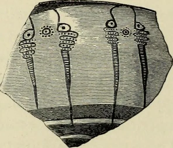 An illustration from Mycenae : a narrative of researches and discoveries at Mycenae and Tiryns, 1878, leaf 223