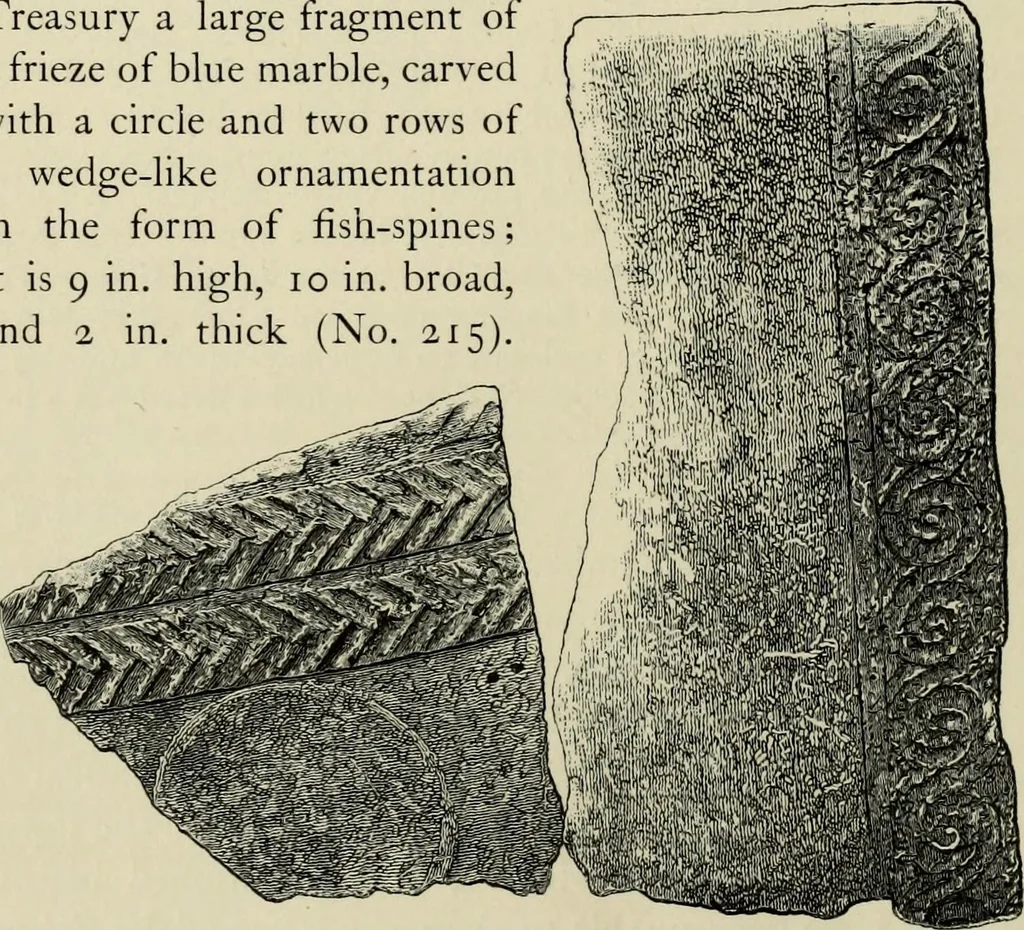 An illustration from Mycenae : a narrative of researches and discoveries at Mycenae and Tiryns, 1878, leaf 225