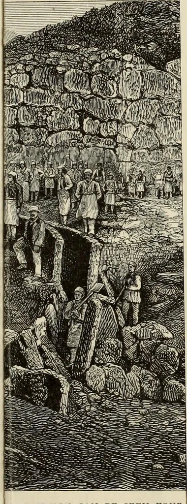 An illustration from Mycenae : a narrative of researches and discoveries at Mycenae and Tiryns, 1878, leaf 234