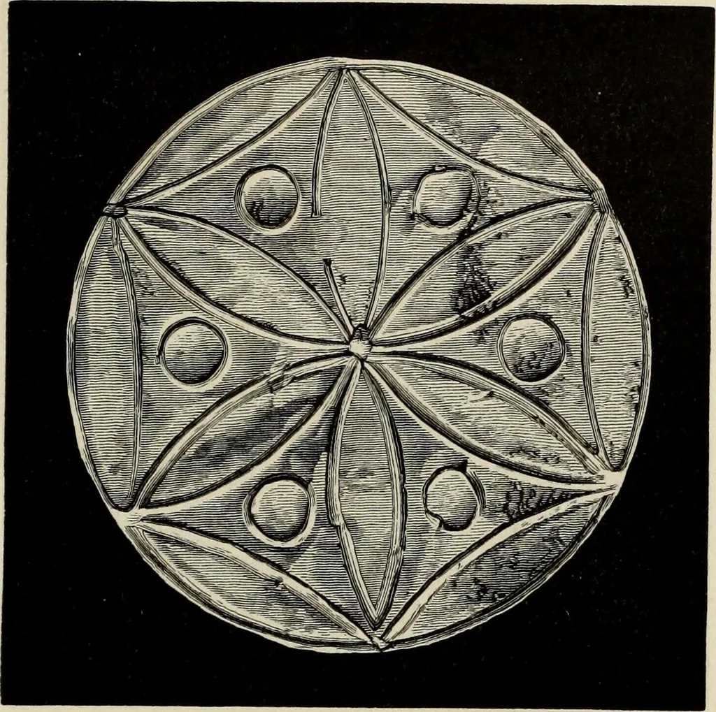 An illustration from Mycenae : a narrative of researches and discoveries at Mycenae and Tiryns, 1878, leaf 255