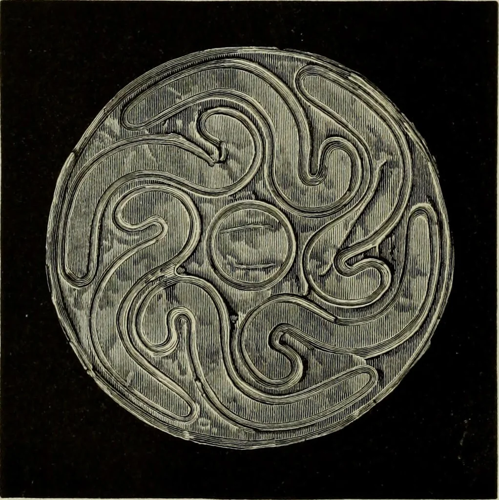 An illustration from Mycenae : a narrative of researches and discoveries at Mycenae and Tiryns, 1878, leaf 256