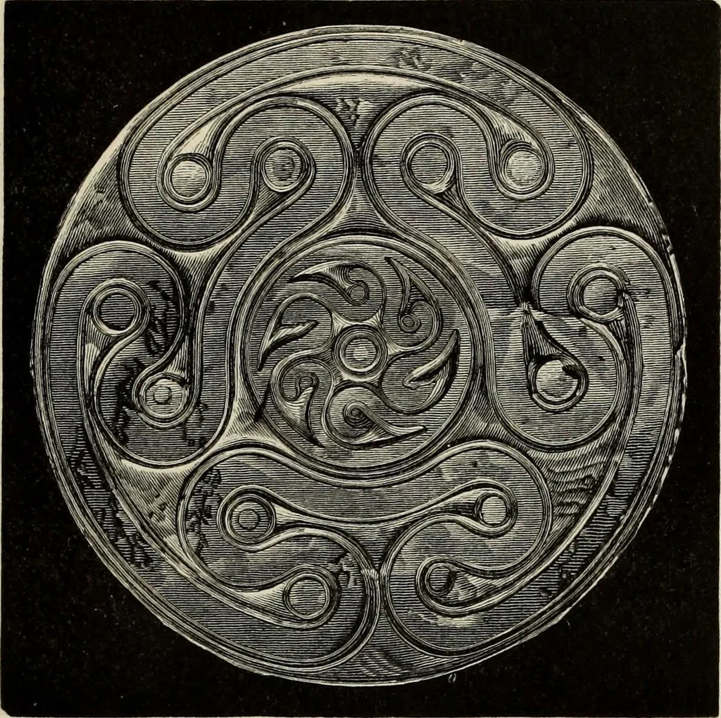 An illustration from Mycenae : a narrative of researches and discoveries at Mycenae and Tiryns, 1878, leaf 257