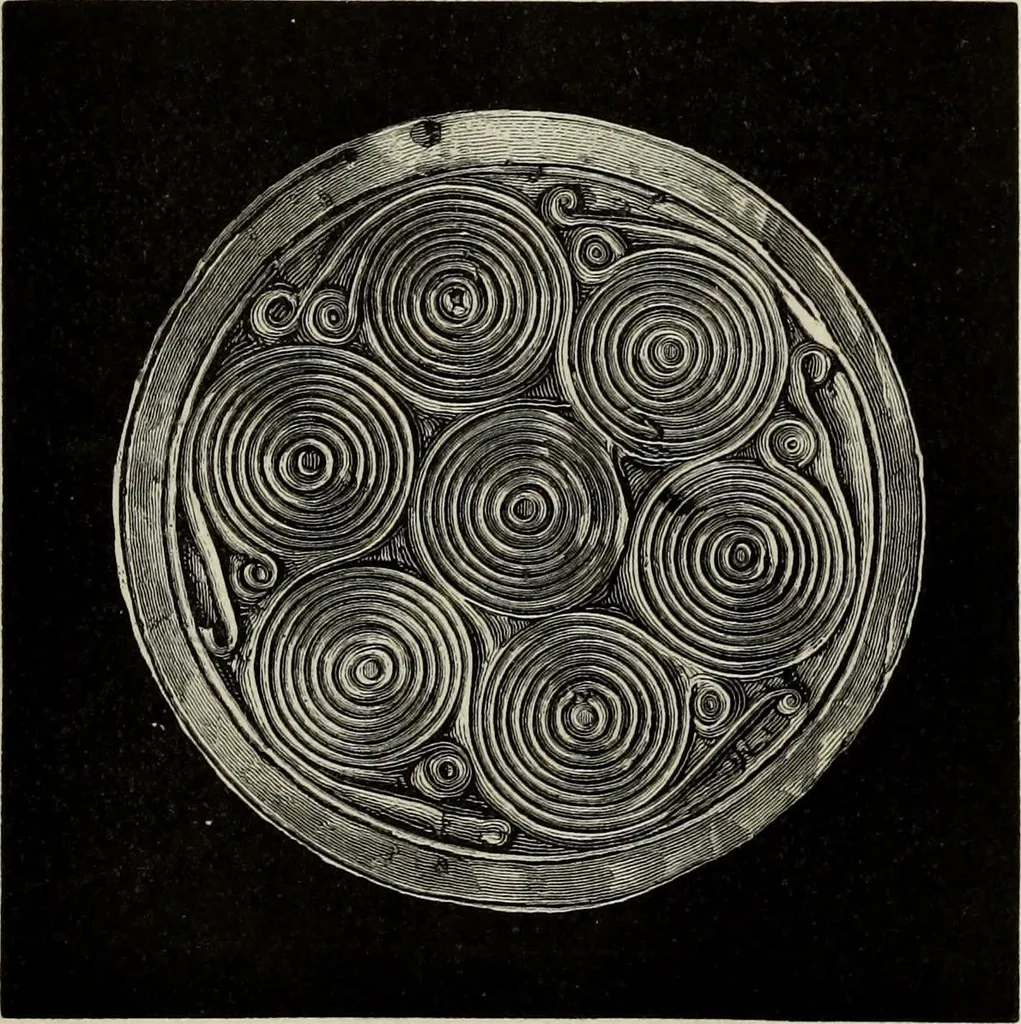 An illustration from Mycenae : a narrative of researches and discoveries at Mycenae and Tiryns, 1878, leaf 257