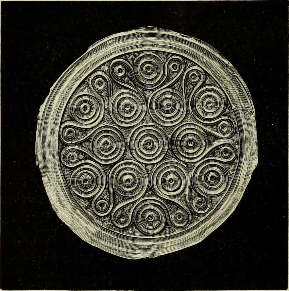 An illustration from Mycenae : a narrative of researches and discoveries at Mycenae and Tiryns, 1878, leaf 260