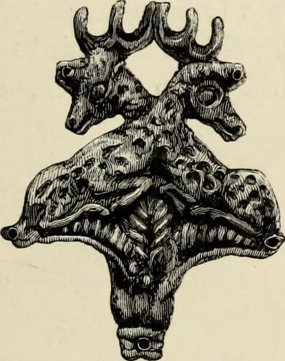 An illustration from Mycenae : a narrative of researches and discoveries at Mycenae and Tiryns, 1878, leaf 267