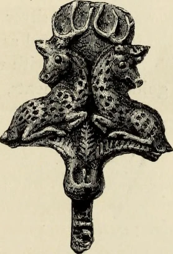 An illustration from Mycenae : a narrative of researches and discoveries at Mycenae and Tiryns, 1878, leaf 267