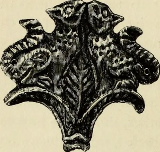 An illustration from Mycenae : a narrative of researches and discoveries at Mycenae and Tiryns, 1878, leaf 268