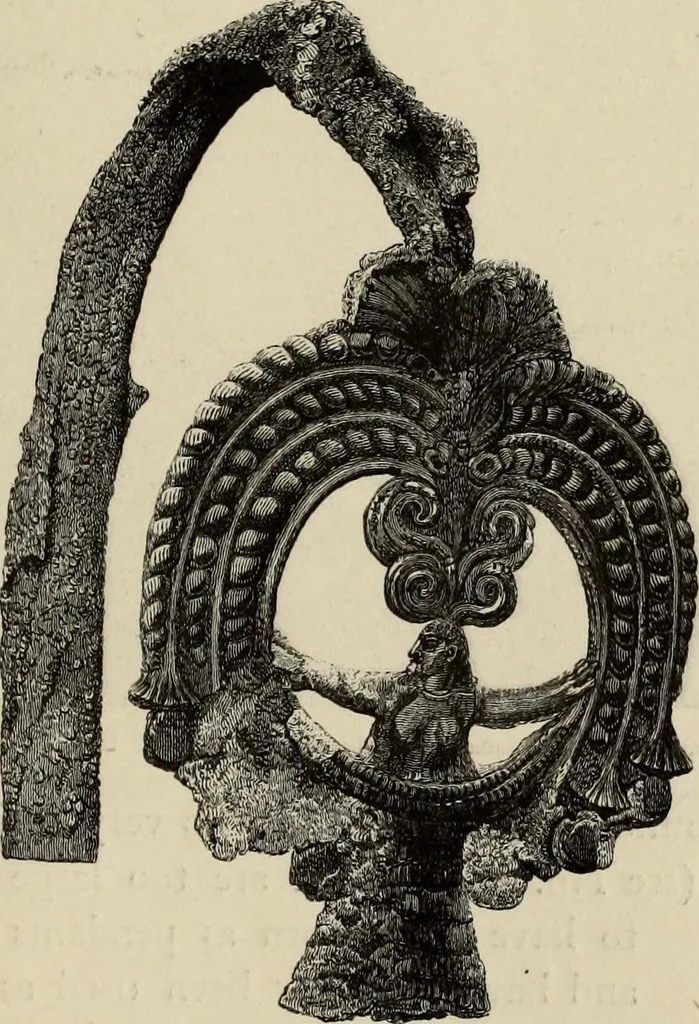 An illustration from Mycenae : a narrative of researches and discoveries at Mycenae and Tiryns, 1878, leaf 281