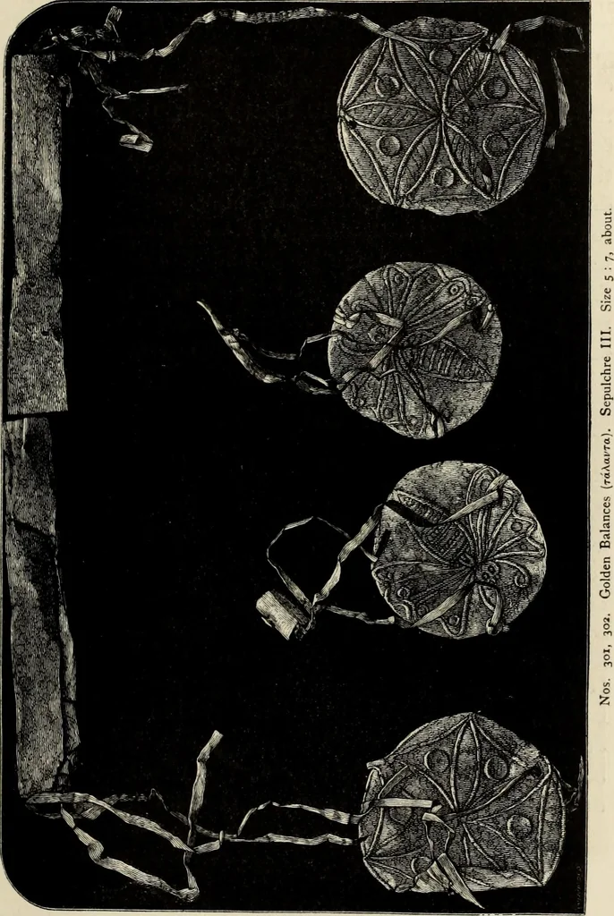 An illustration from Mycenae : a narrative of researches and discoveries at Mycenae and Tiryns, 1878, leaf 285