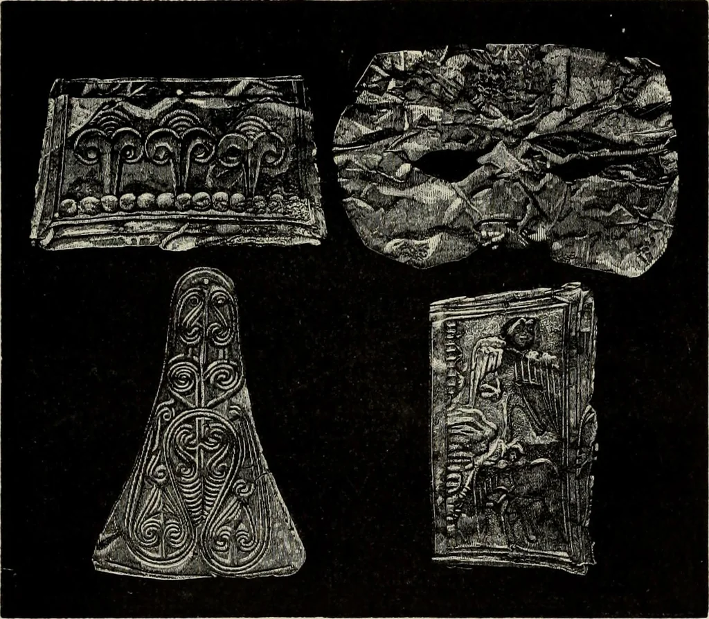 An illustration from Mycenae : a narrative of researches and discoveries at Mycenae and Tiryns, 1878, leaf 287