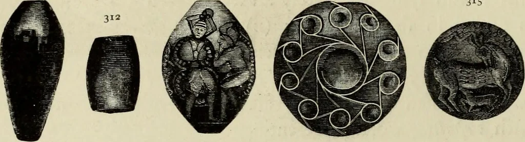 An illustration from Mycenae : a narrative of researches and discoveries at Mycenae and Tiryns, 1878, leaf 290