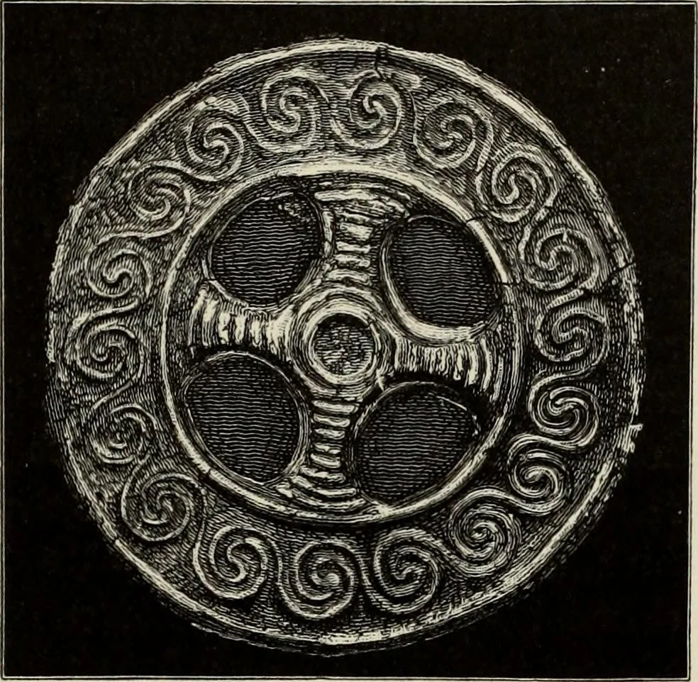 An illustration from Mycenae : a narrative of researches and discoveries at Mycenae and Tiryns, 1878, leaf 291