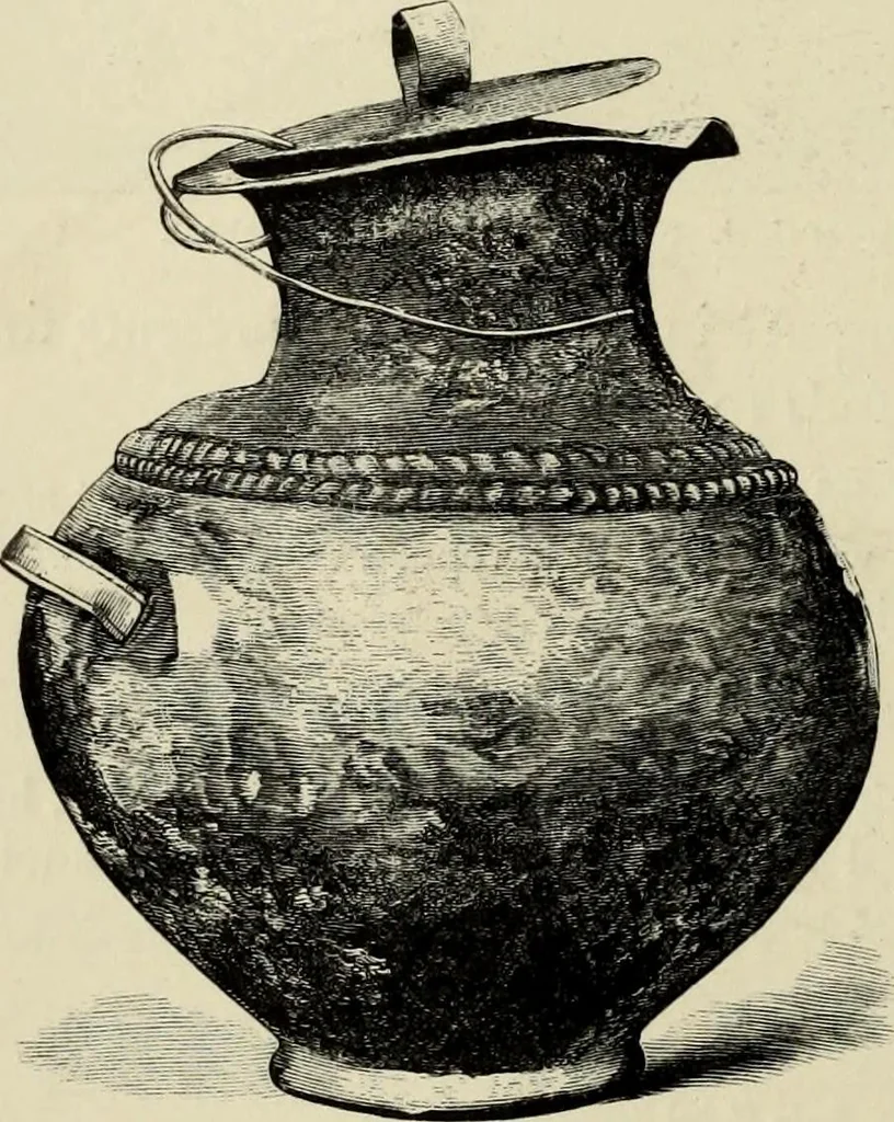 An illustration from Mycenae : a narrative of researches and discoveries at Mycenae and Tiryns, 1878, leaf 294
