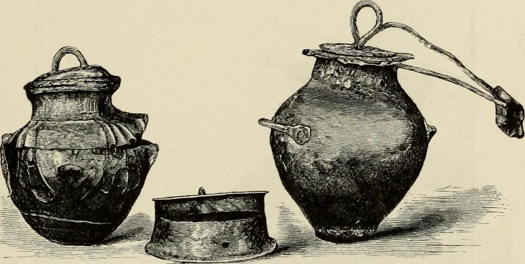 An illustration from Mycenae : a narrative of researches and discoveries at Mycenae and Tiryns, 1878, leaf 295