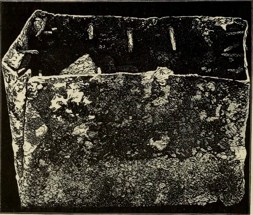 An illustration from Mycenae : a narrative of researches and discoveries at Mycenae and Tiryns, 1878, leaf 296