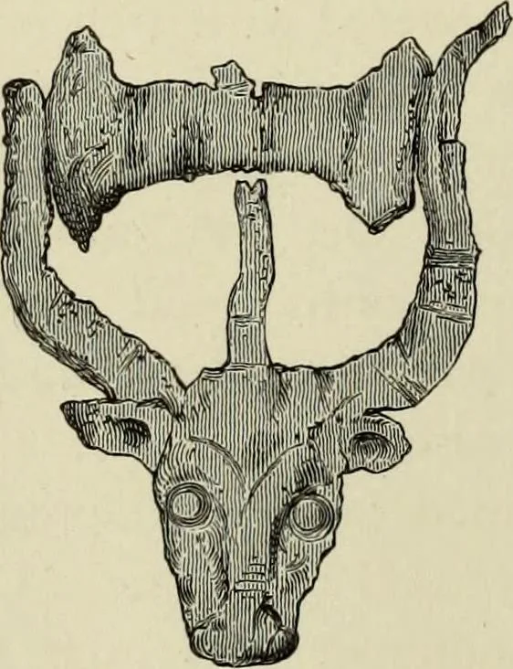 An illustration from Mycenae : a narrative of researches and discoveries at Mycenae and Tiryns, 1878, leaf 306