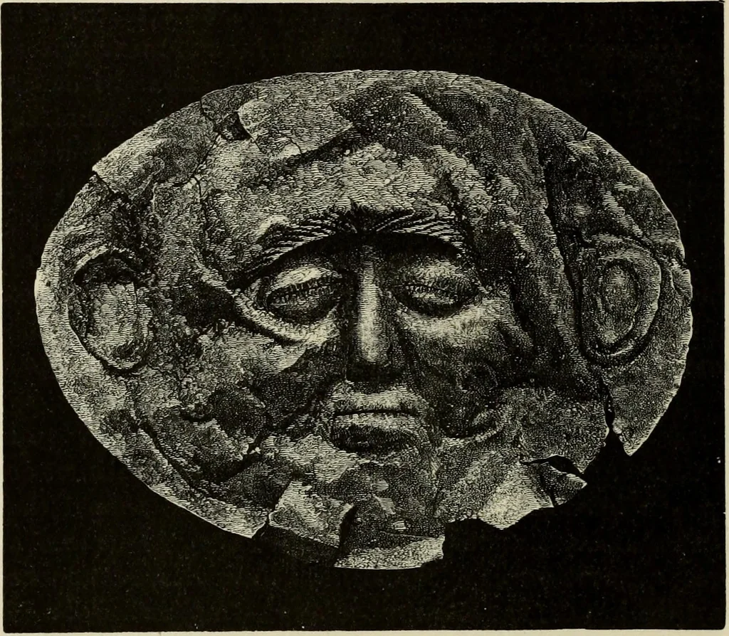 An illustration from Mycenae : a narrative of researches and discoveries at Mycenae and Tiryns, 1878, leaf 308