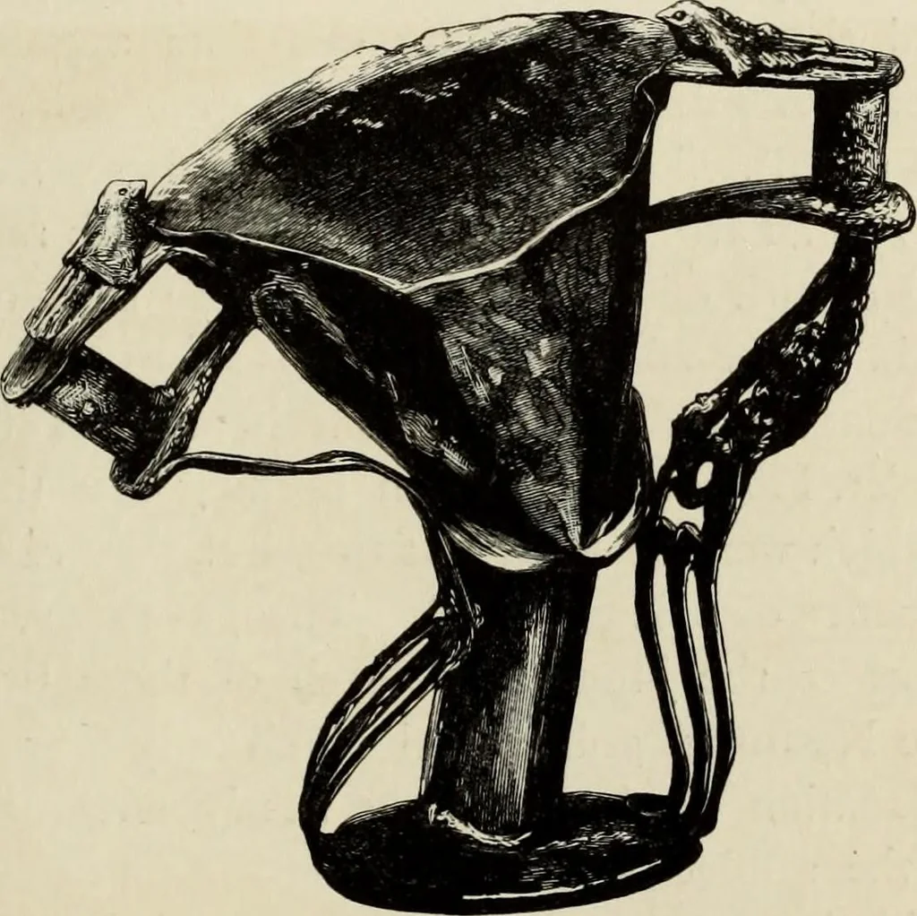 An illustration from Mycenae : a narrative of researches and discoveries at Mycenae and Tiryns, 1878, leaf 325