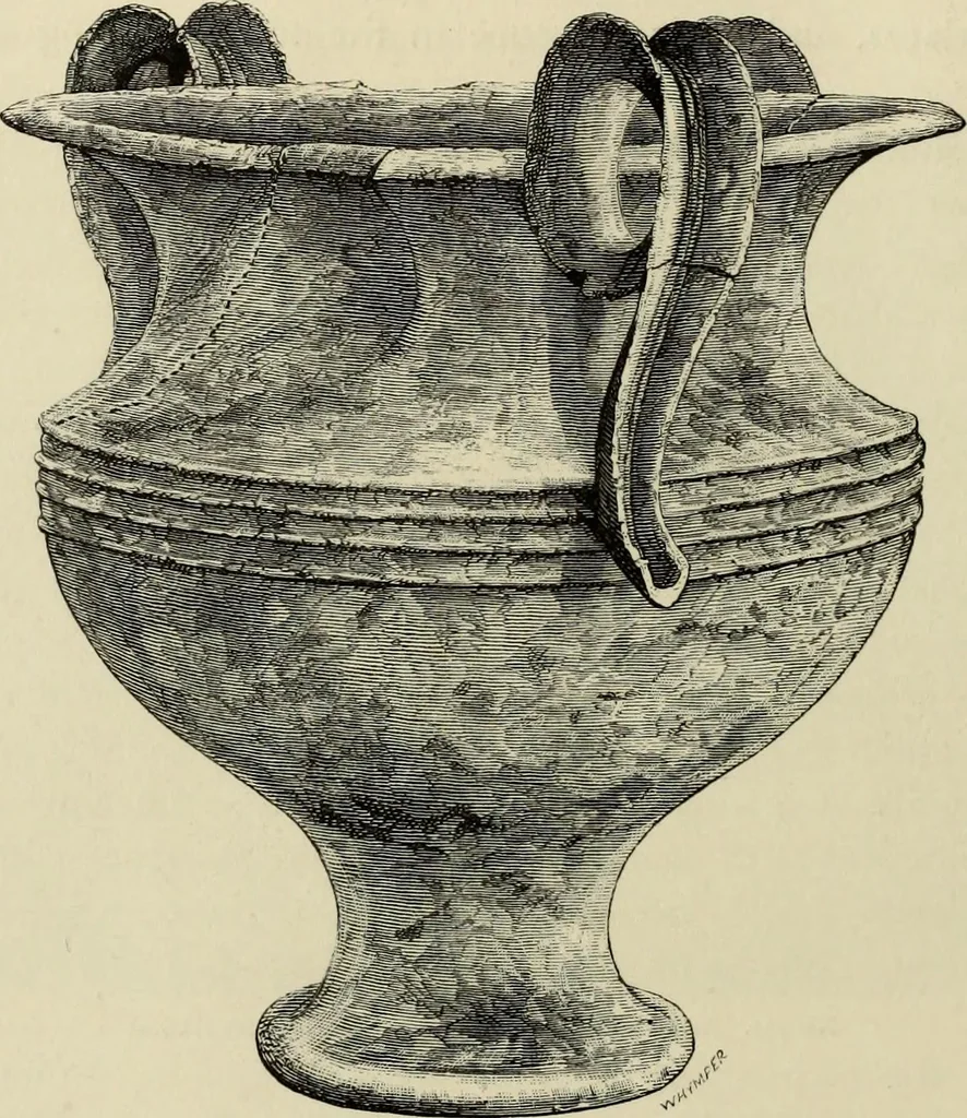 An illustration from Mycenae : a narrative of researches and discoveries at Mycenae and Tiryns, 1878, leaf 334