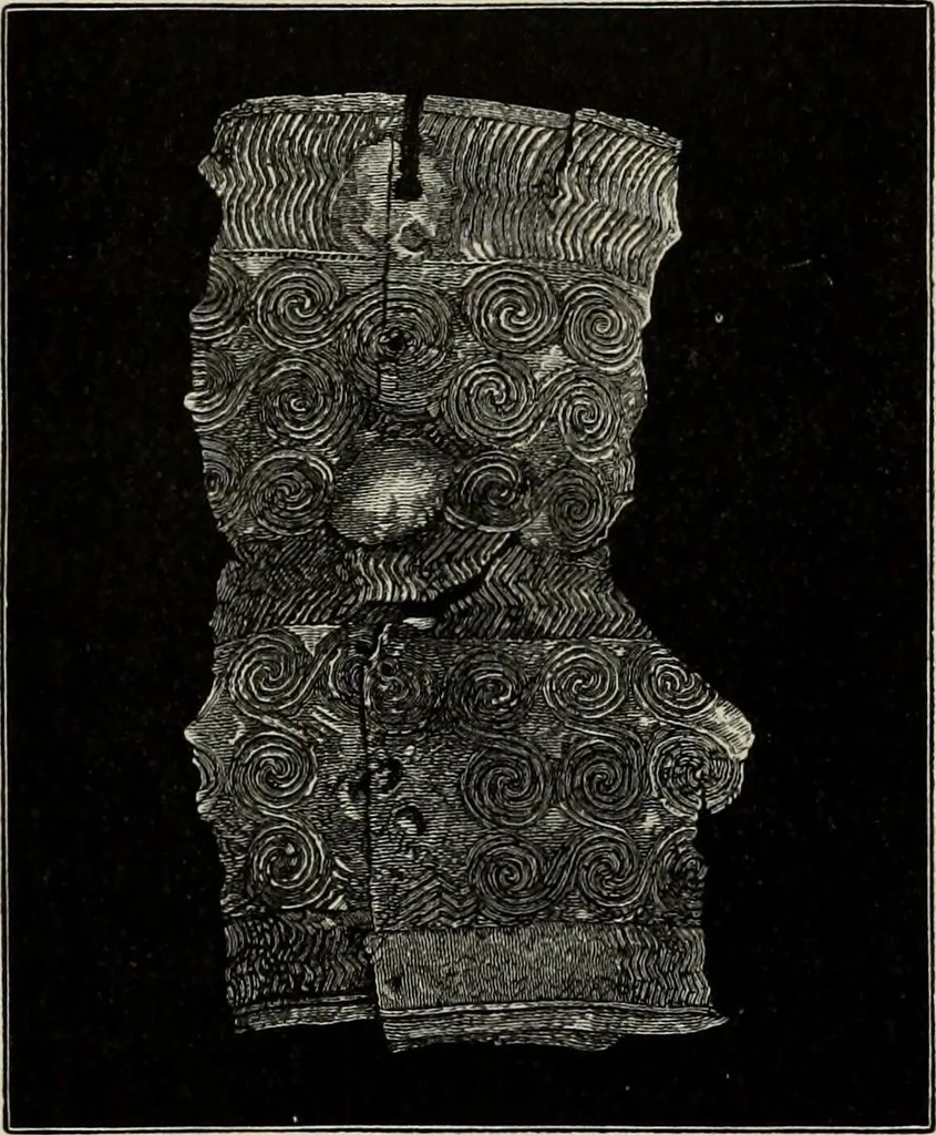 An illustration from Mycenae : a narrative of researches and discoveries at Mycenae and Tiryns, 1878, leaf 339