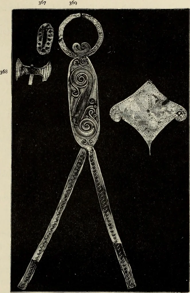 An illustration from Mycenae : a narrative of researches and discoveries at Mycenae and Tiryns, 1878, leaf 341