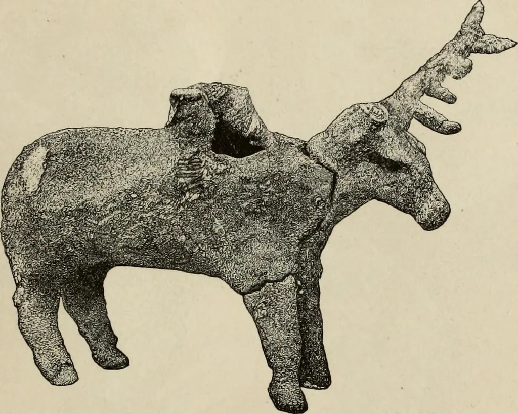 An illustration from Mycenae : a narrative of researches and discoveries at Mycenae and Tiryns, 1878, leaf 345