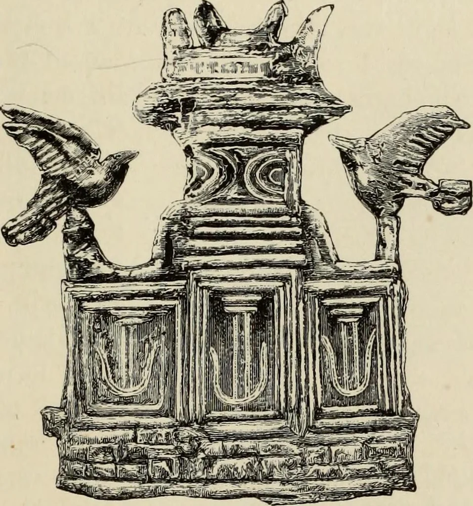 An illustration from Mycenae : a narrative of researches and discoveries at Mycenae and Tiryns, 1878, leaf 355
