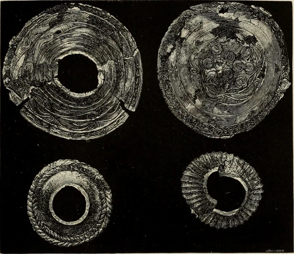 An illustration from Mycenae : a narrative of researches and discoveries at Mycenae and Tiryns, 1878, leaf 359