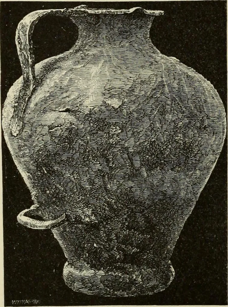An illustration from Mycenae : a narrative of researches and discoveries at Mycenae and Tiryns, 1878, leaf 362