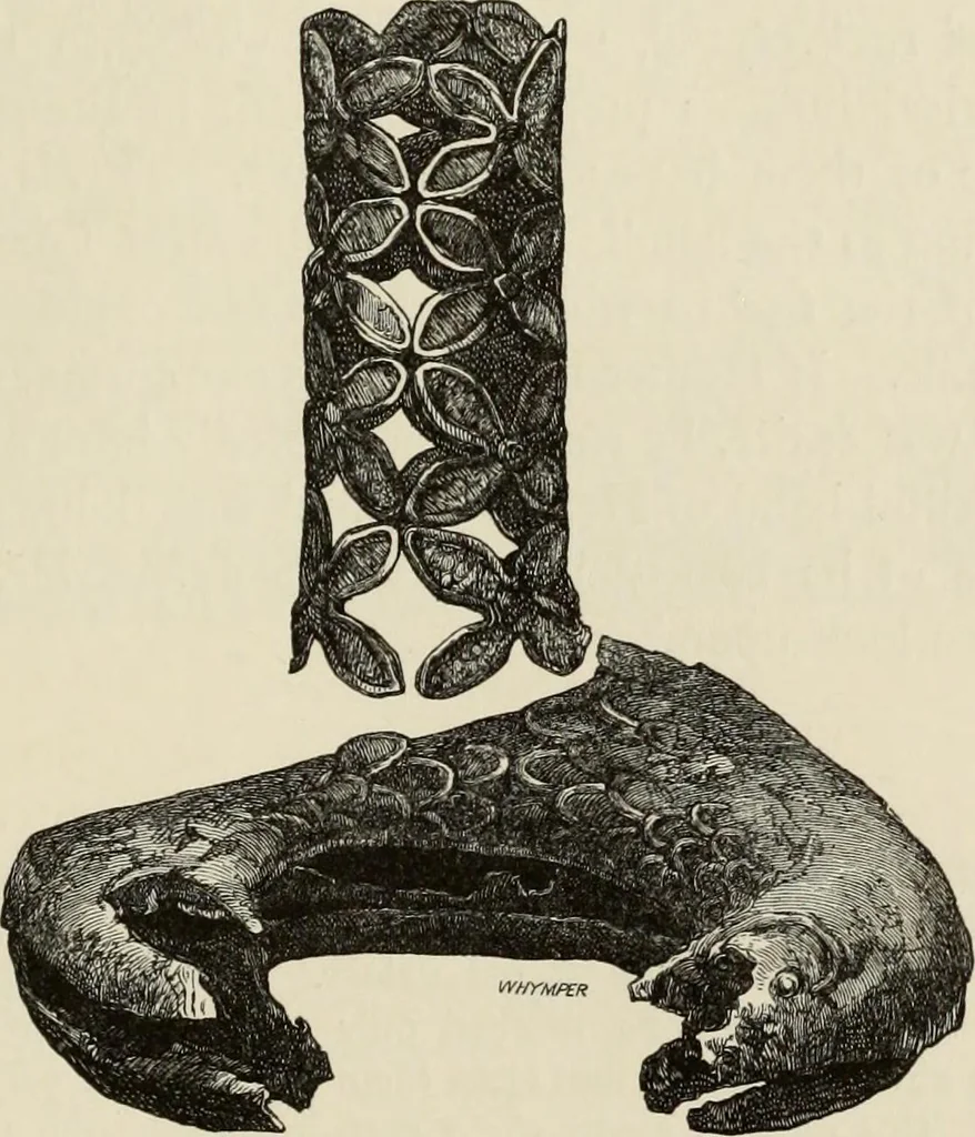 An illustration from Mycenae : a narrative of researches and discoveries at Mycenae and Tiryns, 1878, leaf 375