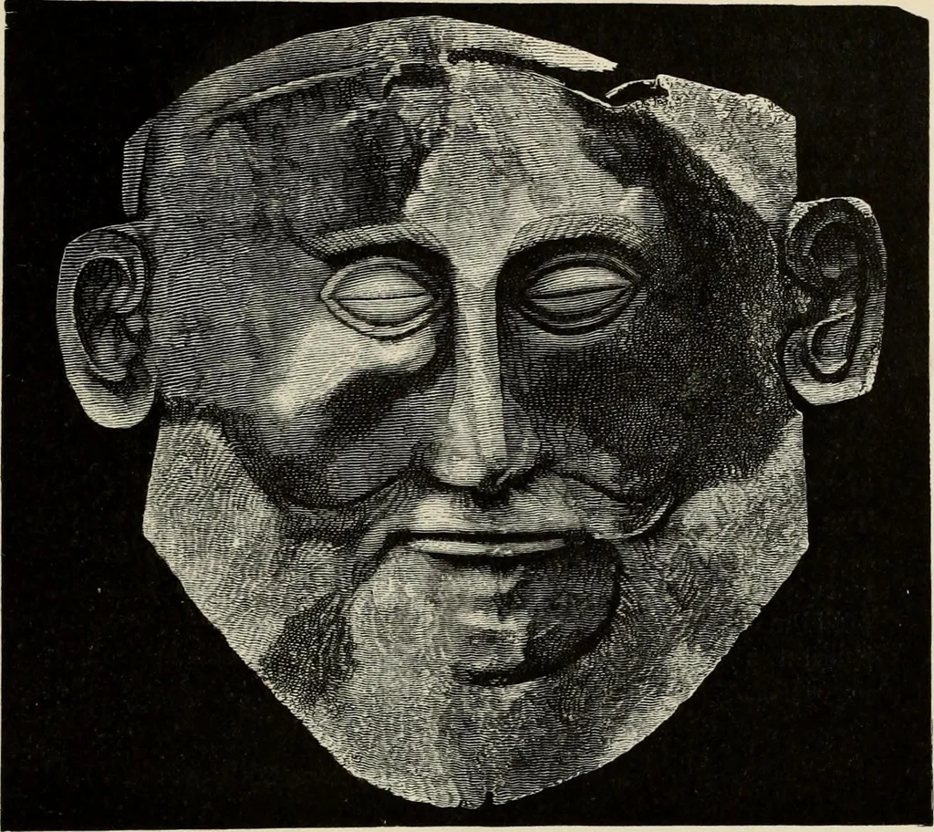 An illustration from Mycenae : a narrative of researches and discoveries at Mycenae and Tiryns, 1878, leaf 377