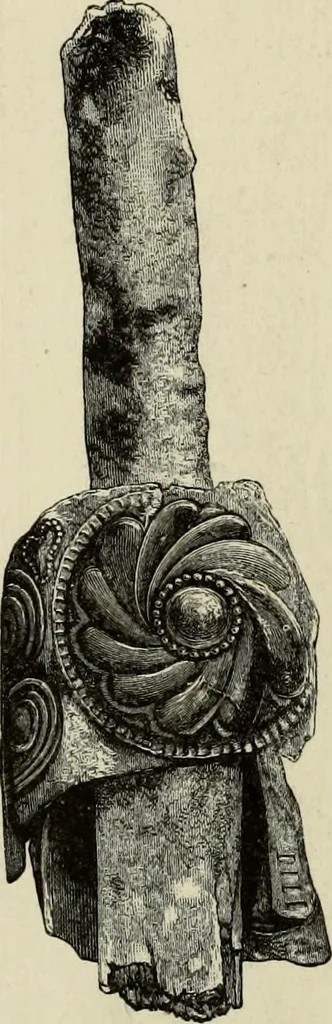 An illustration from Mycenae : a narrative of researches and discoveries at Mycenae and Tiryns, 1878, leaf 390
