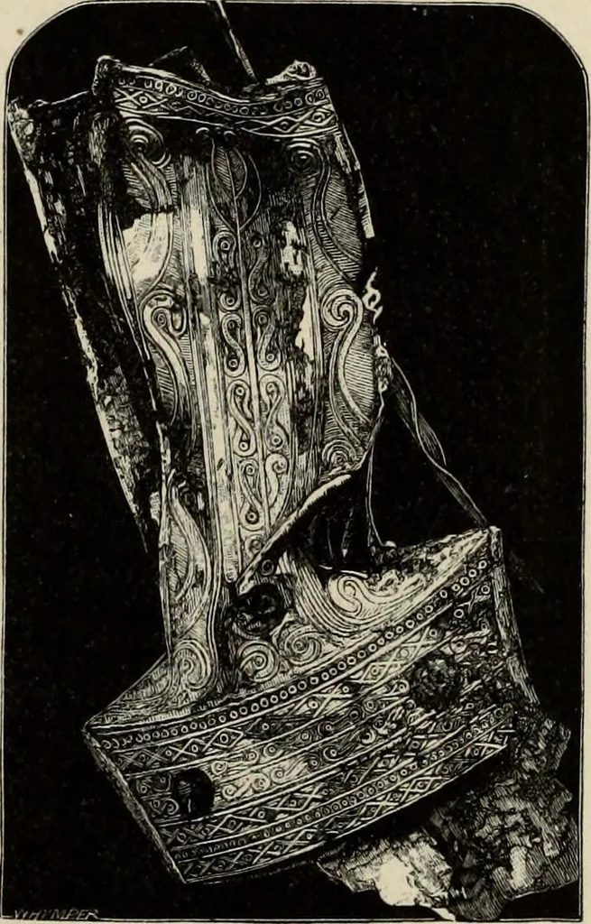 An illustration from Mycenae : a narrative of researches and discoveries at Mycenae and Tiryns, 1878, leaf 395