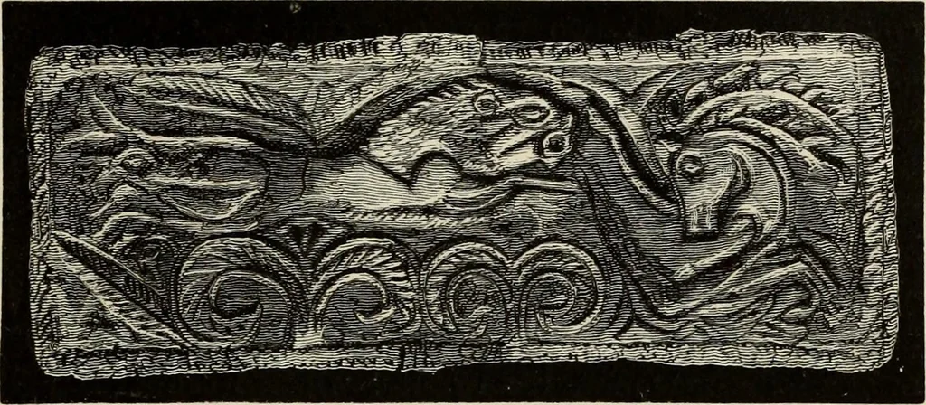 An illustration from Mycenae : a narrative of researches and discoveries at Mycenae and Tiryns, 1878, leaf 397