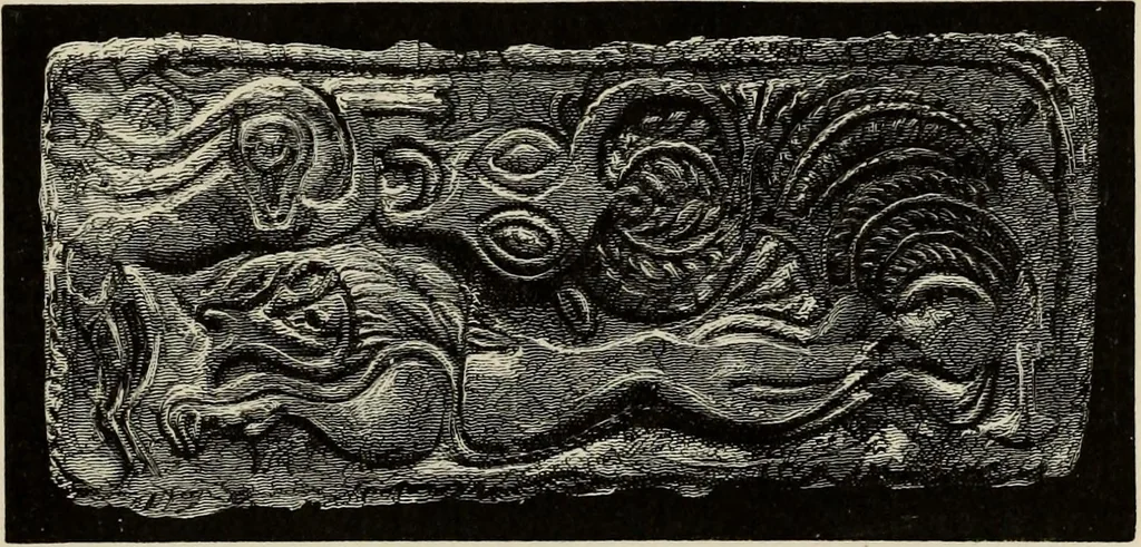 An illustration from Mycenae : a narrative of researches and discoveries at Mycenae and Tiryns, 1878, leaf 397