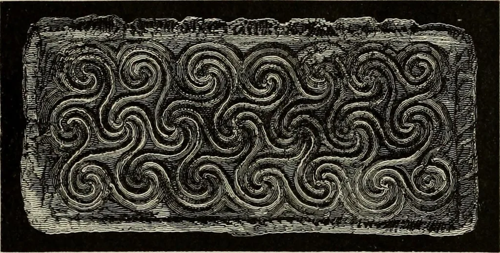 An illustration from Mycenae : a narrative of researches and discoveries at Mycenae and Tiryns, 1878, leaf 399