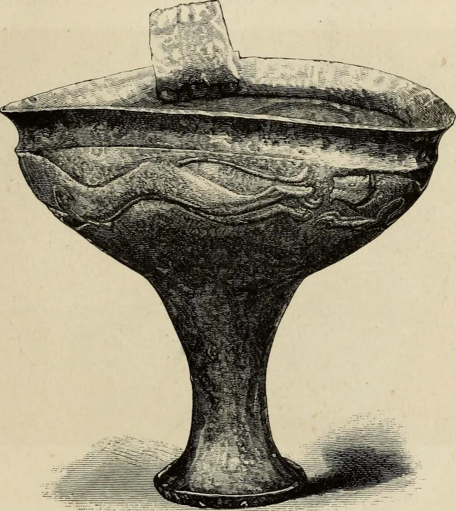 An illustration from Mycenae : a narrative of researches and discoveries at Mycenae and Tiryns, 1878, leaf 403