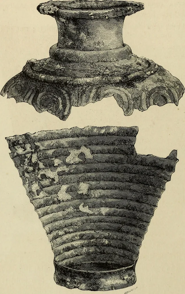 An illustration from Mycenae : a narrative of researches and discoveries at Mycenae and Tiryns, 1878, leaf 404