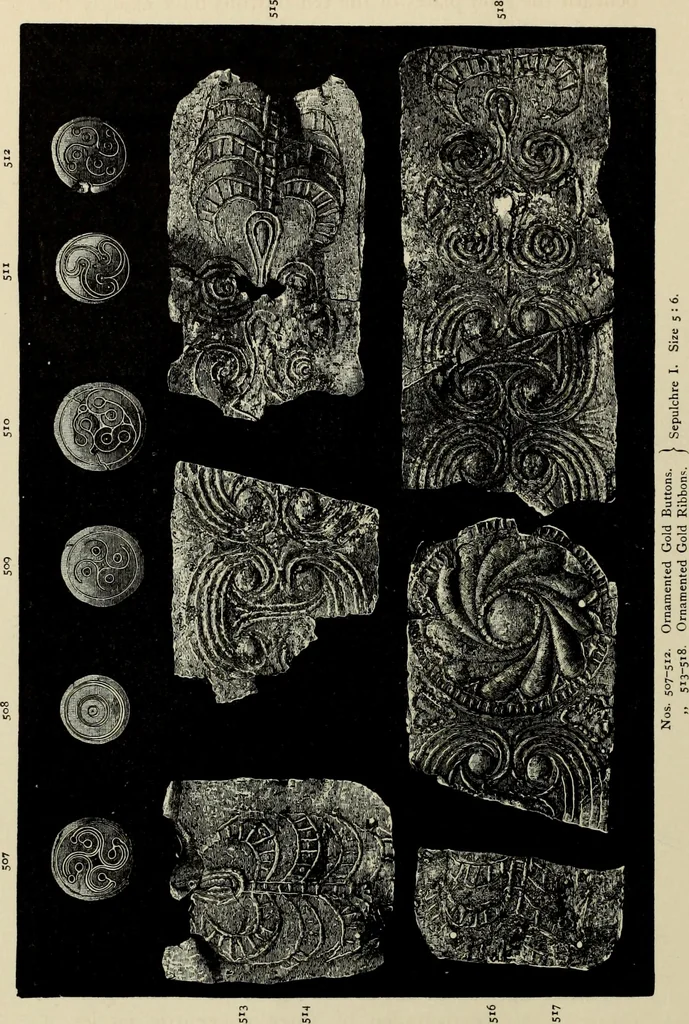 An illustration from Mycenae : a narrative of researches and discoveries at Mycenae and Tiryns, 1878, leaf 414
