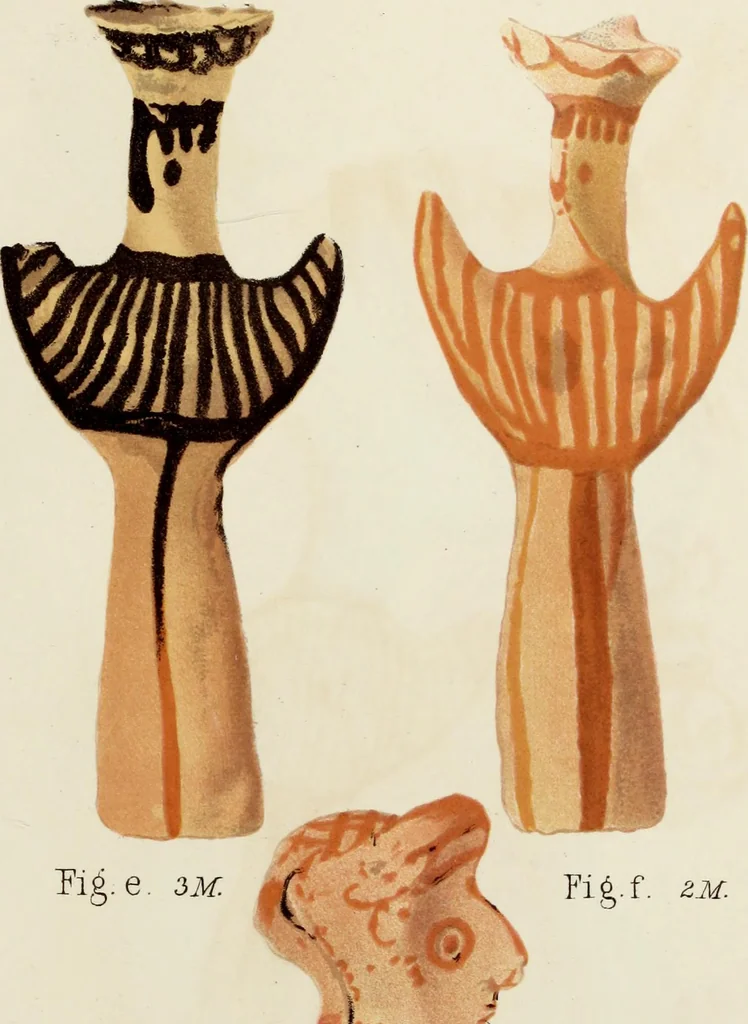 An illustration from Mycenae : a narrative of researches and discoveries at Mycenae and Tiryns, 1878, leaf 475